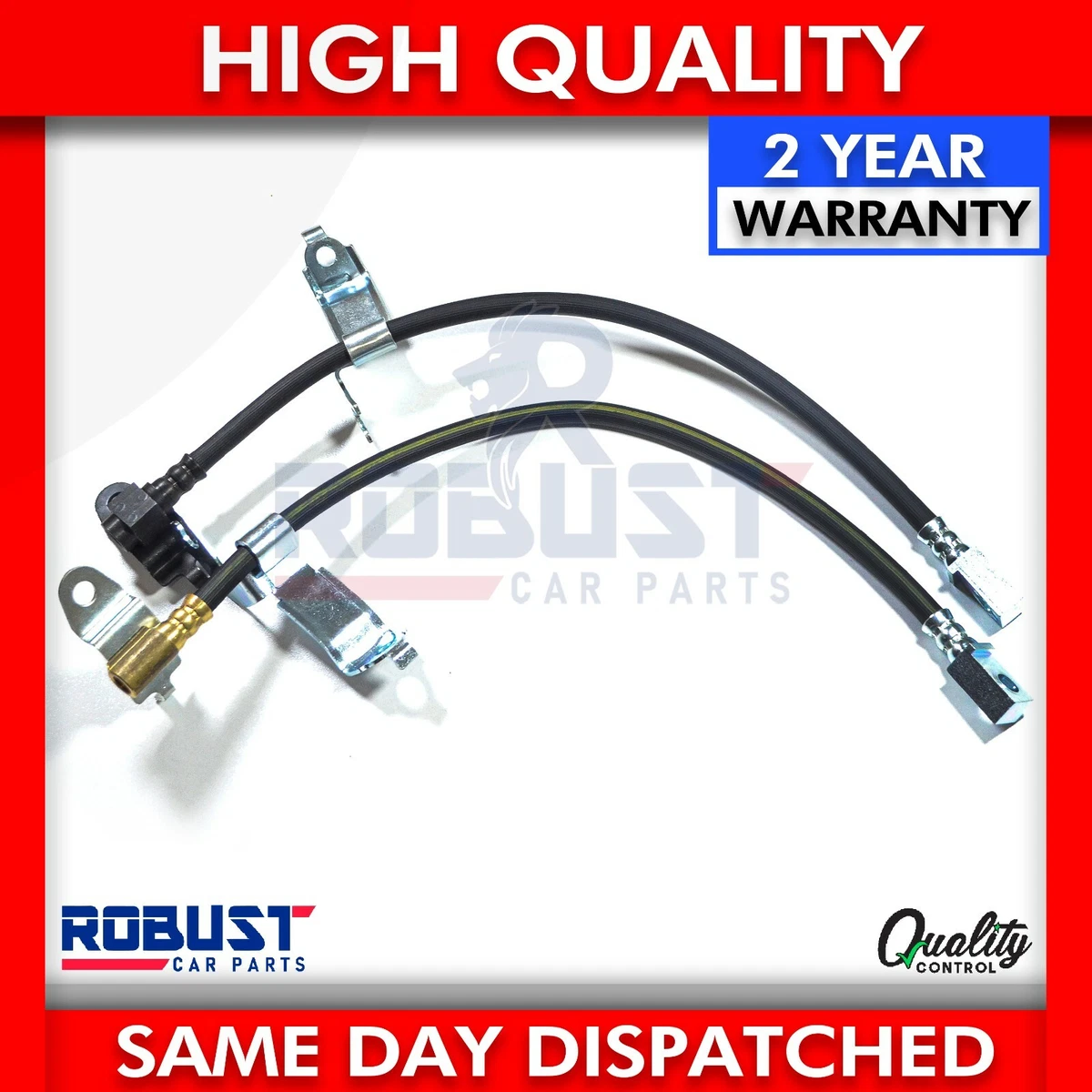 Front Left Brake Flexi Hose For Ford Transit MK6 2002-2006 – Quinton Hazell, Classic Fit