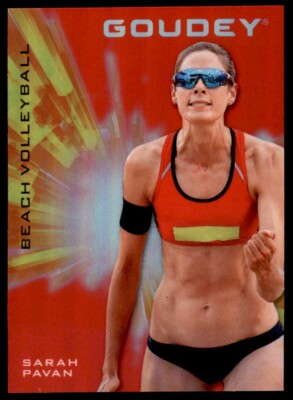 2021 Goodwin Champions Goudey Platinum Red Parallel #G13 Sarah Pavan Upper Deck