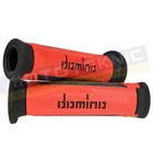 Domino Red & Anthracite Turismo A350 Turismo Grips to fit Oset Bikes