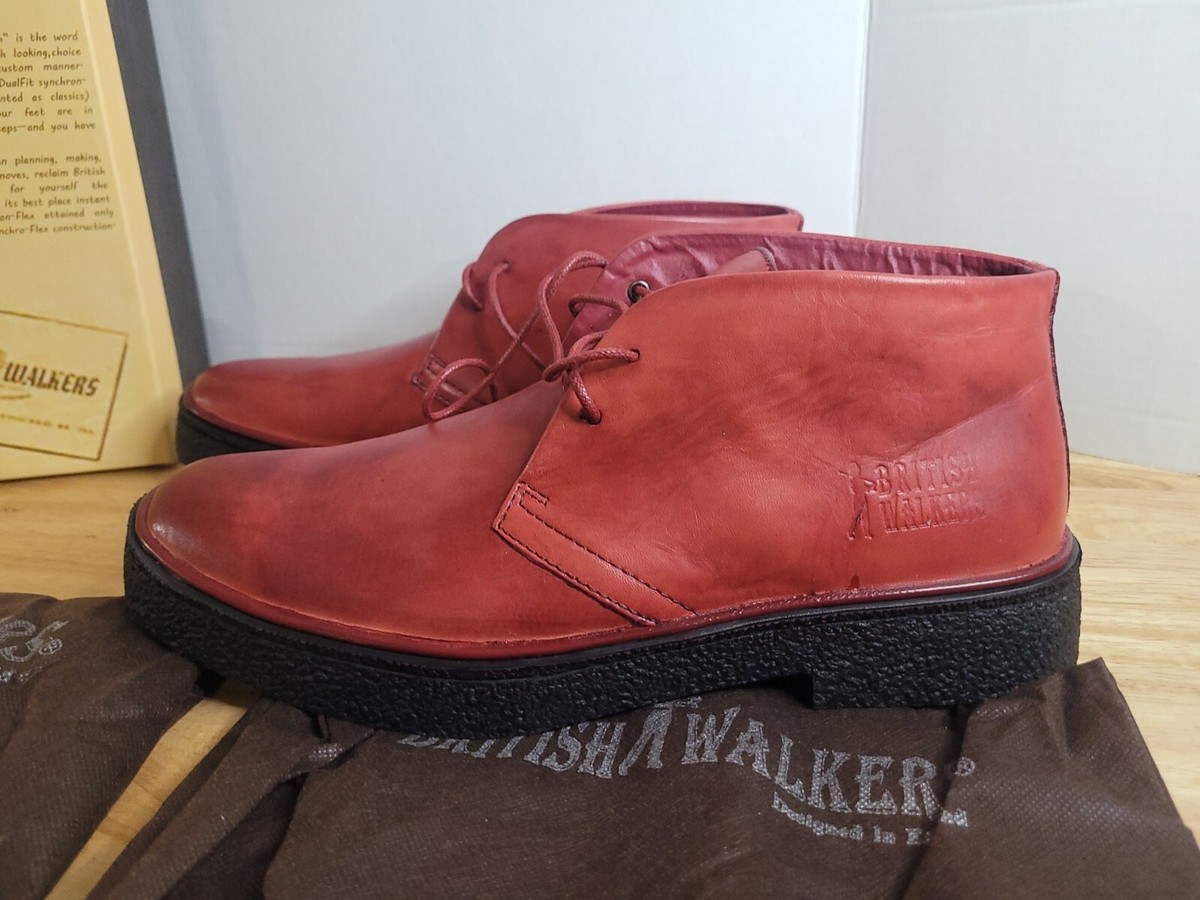 British walkers chukka boots Size 10.5 Pre owned looks good. British Knights Mid Boots Chukkah Ankle Brown Leather Shoes  main image 3