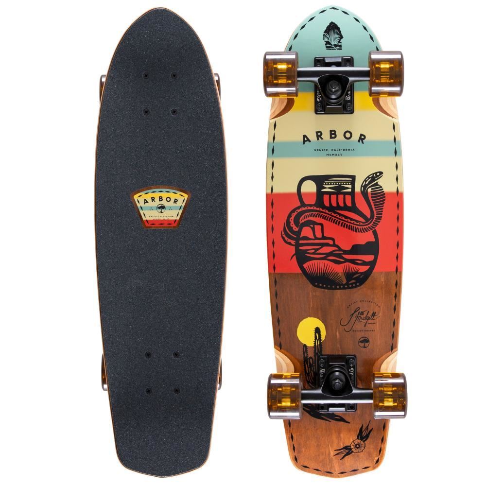 Arbor Cruiser Jess Mudgett Pocket Rocket Complete Longboard - 7.75"" x 27.0""