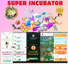 Pokémon🌟Super Incubator 🌟FAST SALE—COMPLETED WITHIN 24hrs🌟Digital Delivery🌟