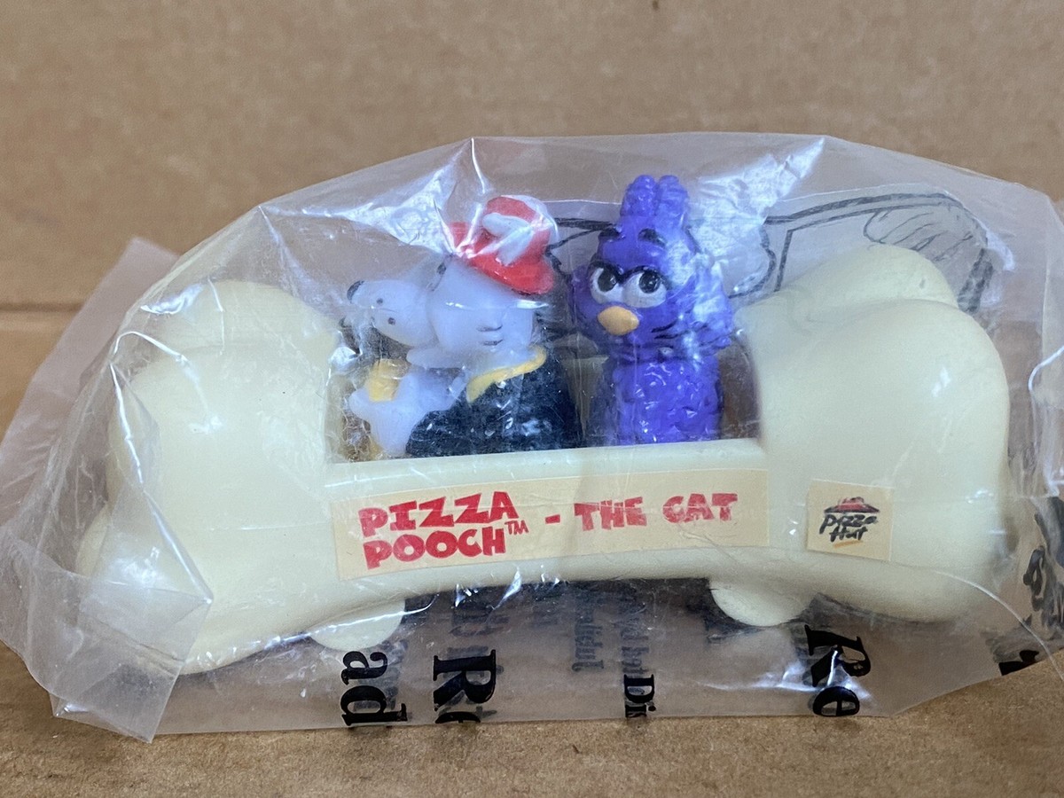 Pizza Hut Pizza Pooch And The Cat Bone Buggy Toy, Sealed In Bag