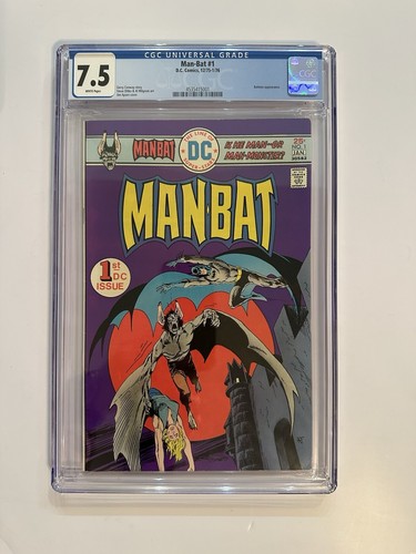 Man-bat #1 (DC 1975) CGC Certified 7.5