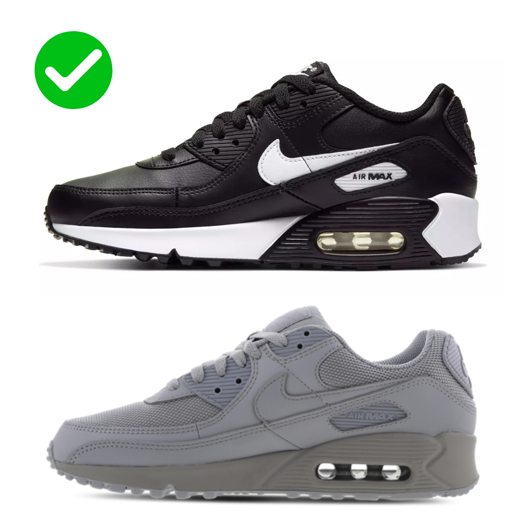 Nike Air Max 90 Vari Colori e Misure Nero Grigio Rosa Uomo Donna