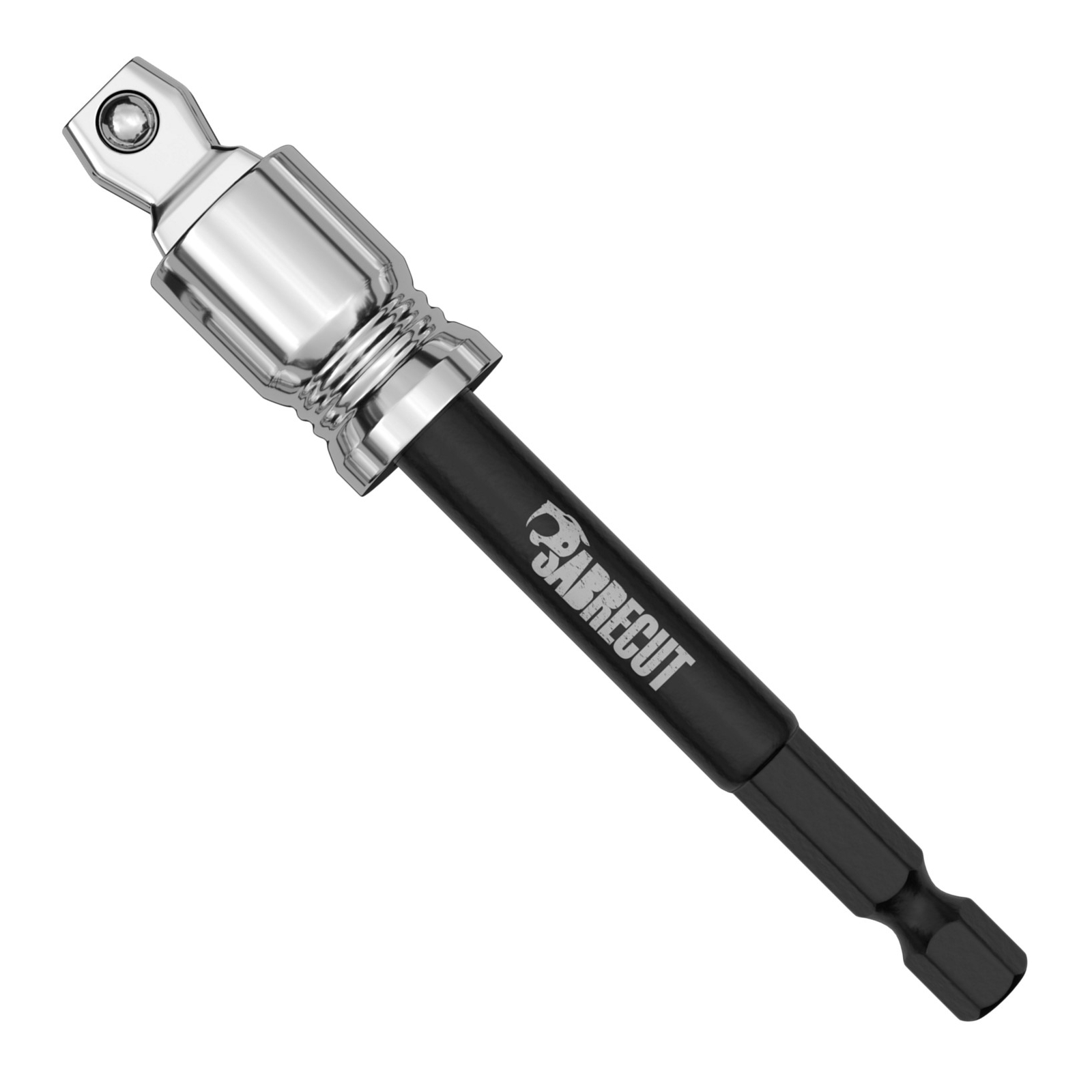 1x SabreCut Impact Driver 15 Degree Tilt Socket Adaptor HEX to 3/8"" SQUARE DRIVE