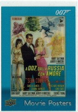 James Bond Villains & Henchmen Movie Posters Acetate Achievement Card MP-36
