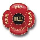 Remembrance Day Poppy Lapel Badge