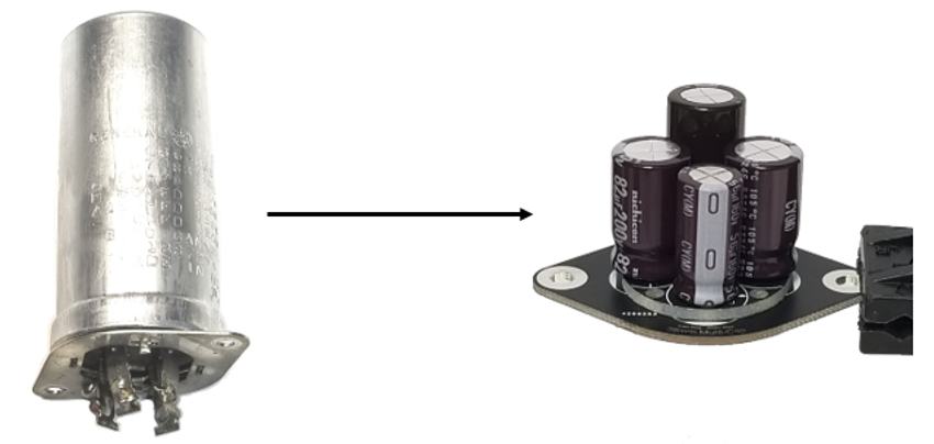 McIntosh MC2100, MC2105, MC2300 Can Capacitor Replacement Kit (066