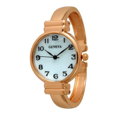 Blekon Collections Japanese Quartz Women's 31mm Case Metal Cuff Bangle Watch