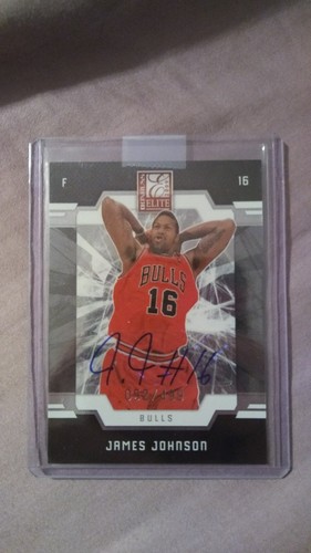James Johnson Panini Elite Autograph Rookie Card 052/499