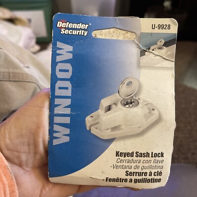 DEFENDER SECURITY U-9928 WINDOW KEYED SASH LOCK