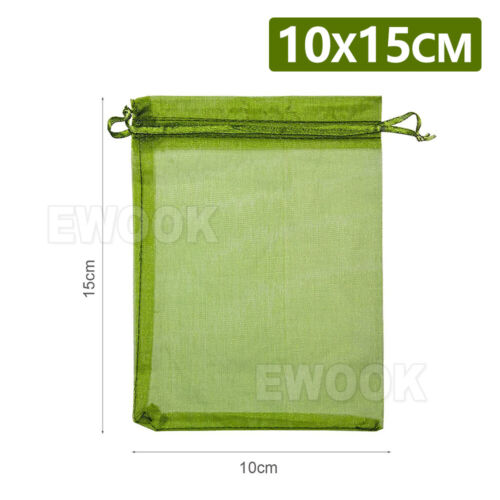 50/100X Fruit Net Bags Agriculture Garden Vegetable Protection Mesh Insect Proof - Picture 9 of 11