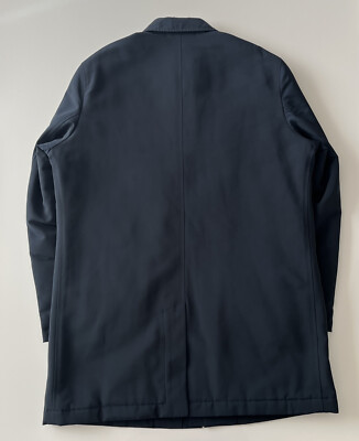 HUGO BOSS Men's Dain7 Dark Blue Trench Coat US 44R IT 54 NWT