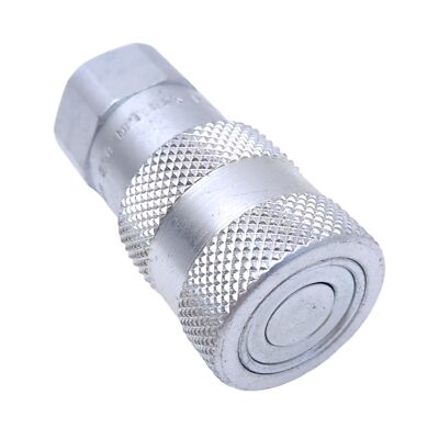 Stucchi 800801004 Flat Face Quick Coupler, 3/8in NPT, 46 L/min Flow, 30MPa Max