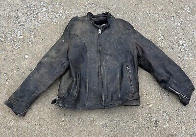 Schott NYC Cafe Racer Leather Motorcycle Jacket Sz 42 Made Schott NYC Cafe Racer Leather Motorcycle Jacket Sz 42 Made