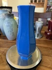 Rookwood Pottery Vase Beautiful Hexagonal 7.75" Gloss Cobalt Blue XXIII 1923