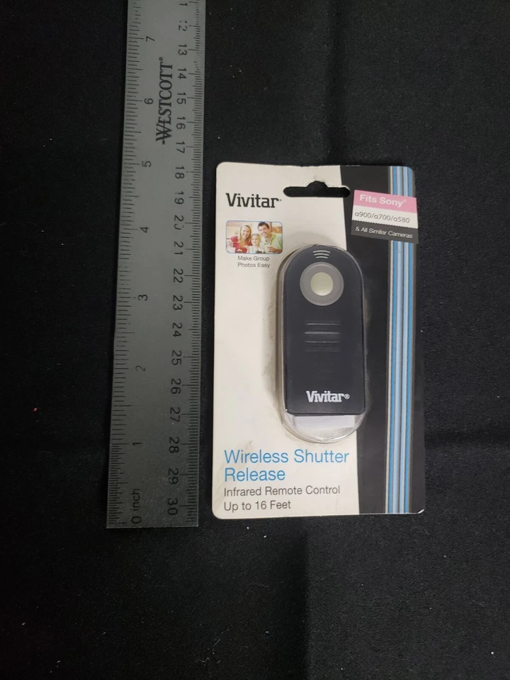 Vivitar Wireless Shutter Release Infrared Remote Sony a900 a700 a580 & Similar - Image 3 of 3