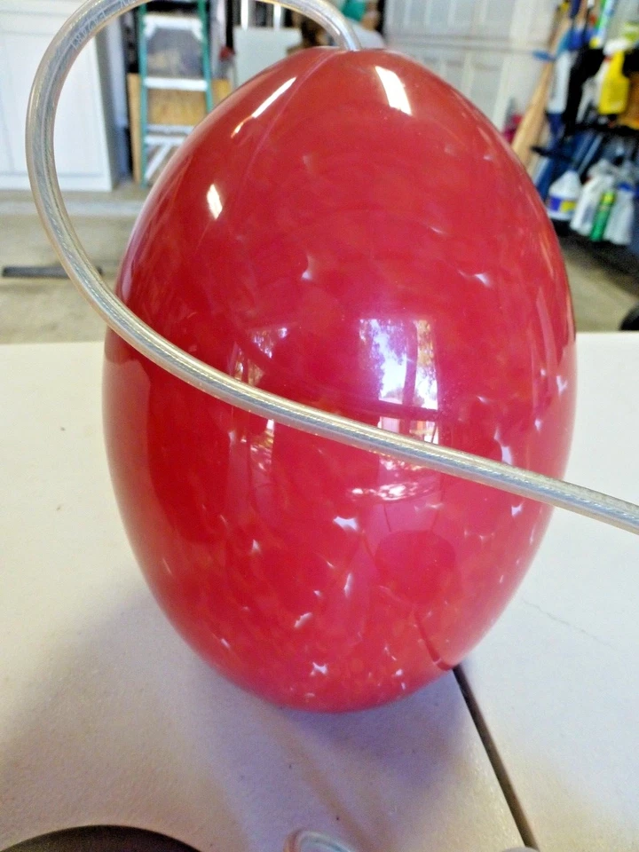 Tech Lighting Brilliant Red Firefrit Merano Glass Shade 4.5" & 7.3" diameter 10" - Image 2 of 4