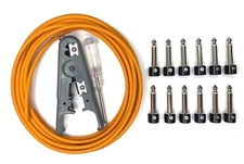 Kurrent Electric Custom DIY Solderless Guitar Patch Cable Kit for Pedalboards