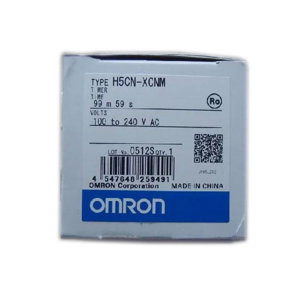 OMRON H5CN-XCNM TIME RELAY 99.59MIN 240V DIGITAL TIMER PLC MODULE