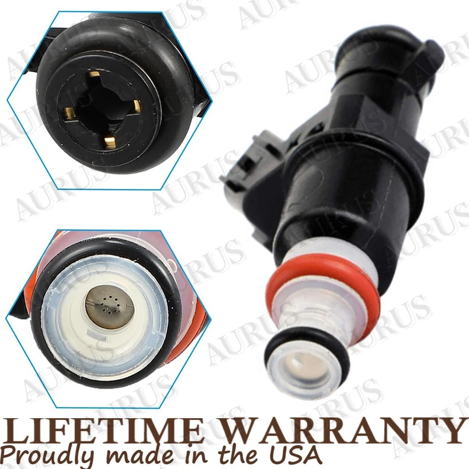 Inyectores de combustible X4 OEM AURUS NUEVOS para 2004 2005-2008 Acura TSX 2,4 L 16450-RBB-003 Foto 2 de 4