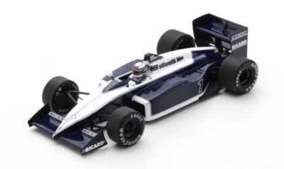 Spark 1/43 S4349 Brabham BT55 BMW N°7 - Monaco 1986 - Patrese - F1