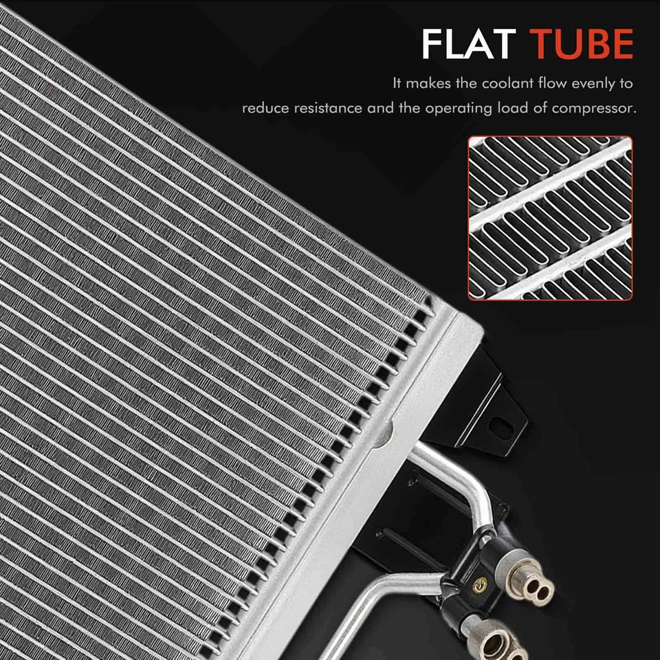 Condensador de aire acondicionado con soporte para Ford Windstar 1997 1998 V6 3,0 L 3,8 L F78H19712BA Foto 3 de 4