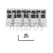 4 String Vintage Bass Bridge Easy to Install and Use for 4-string bass