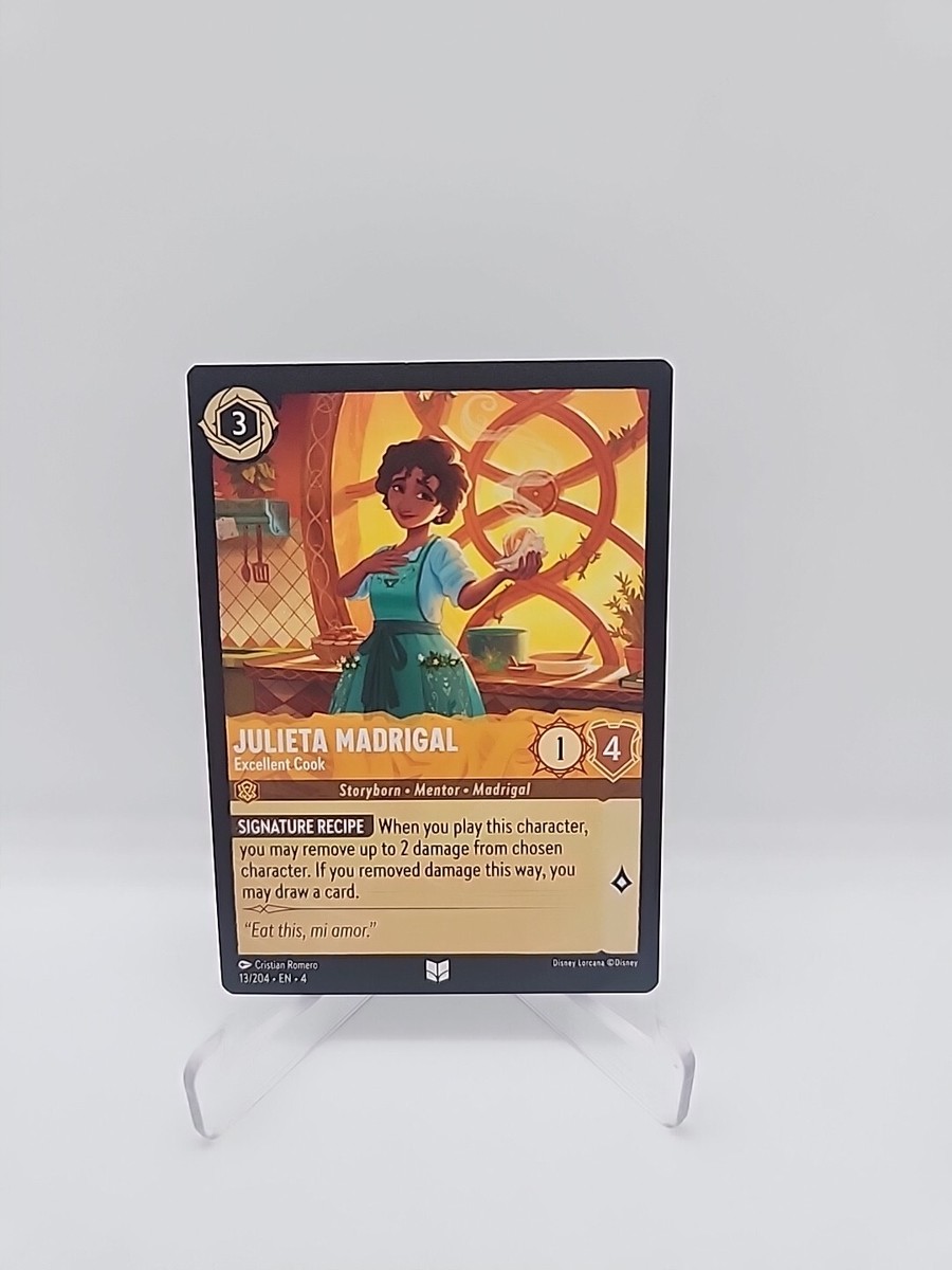Disney Lorcana TCG Julieta Madrigal 13/204 Regular Uncommon Disney Lorcana TCG Julieta Madrigal 13/204 Regular Uncommon