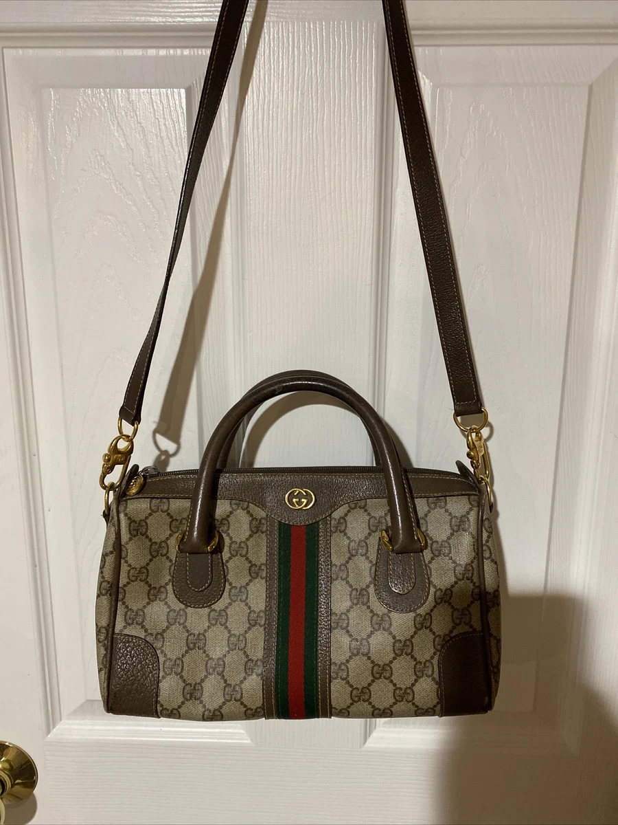 70s Gucci Classic Boston Bag