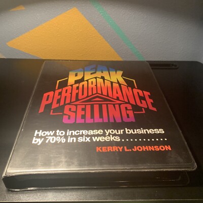 Peak Performance Selling Kerry Johnson Cassettes Conant Cassettes