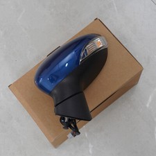 FOR FORD FIESTA MK7 12 - 18 LEFT PASSENGER SIDE WING MIRROR ELECTRIC BLUE HEATED