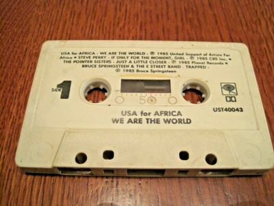 We Are The World Usa For Africa The Cassette Tape Chicago Prince Springsteen Ebay