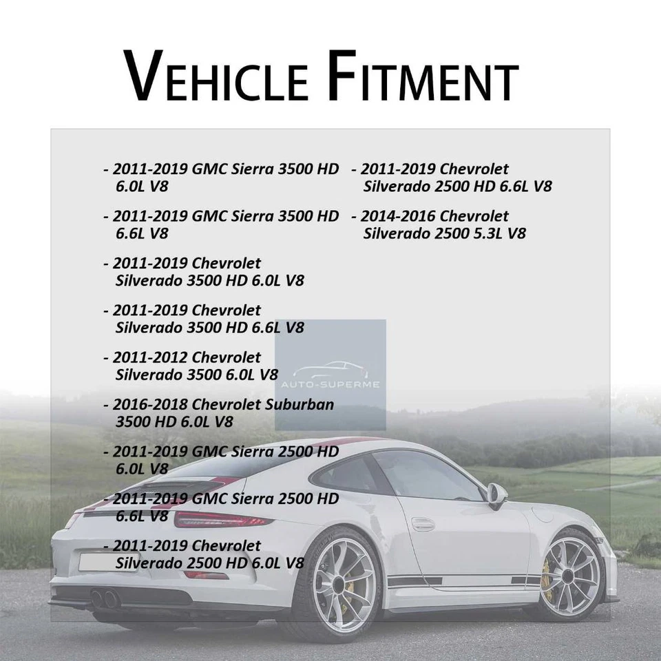 前盘式制动卡钳销套件 2 件 适用于 GMC Sierra 2500 HD 6.6L 2011-2019 — 第 2/4 张图片