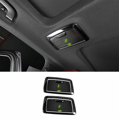 For BMW 5 Series G30 2018-2021 2022 Black Steel Rear Makeup Mirror Frame Trim
