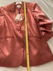 NEW Cinq a Sept Kylie Satin Jacket Blazer Rosewood Ruched 3/4 sleeves Size 6 NWT — photo 7