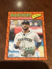 2026 Topps Heritage Julio Rodriguez SSP Color Of The Year /77