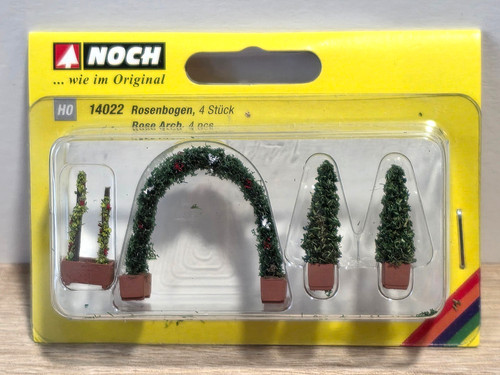(6608) Todavía H0 14022 arco de rosas en macetas, 3 unidades nuevo y embalaje original | Zustand: Neu