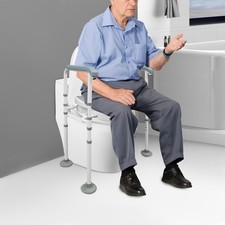 Toilet Seat Risers Raised Toilet Seat 300 lbs Universal Toilet Riser for Elderly