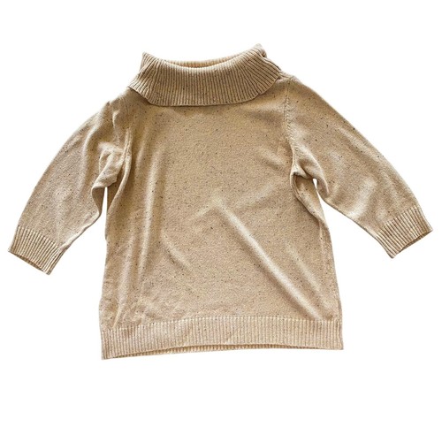 Charter Club: NUEVO NUEVO CON ETIQUETAS $69 Suéter Cuello Capucha Beige Cálido Tostado Tejido Acanalado: 1X - Imagen 2 de 15