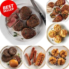 Classic Gift Pack Filet Mignon Chicken Burgers Franks Sides Dessert & Spice