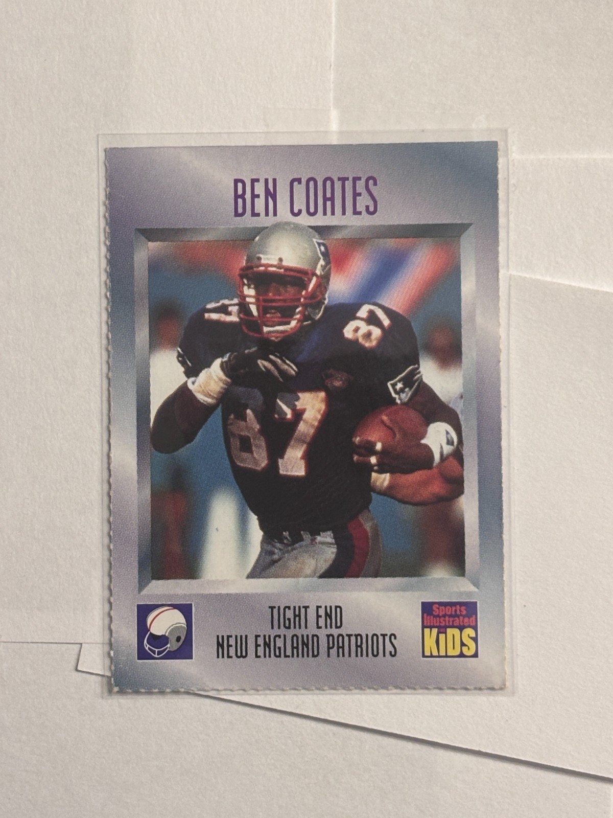 1995 Sports Illustrated for Kids Series 2 - Ben Coates #372 - FREE SHIPPING
