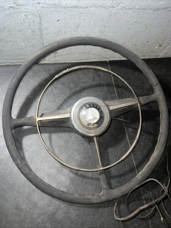 1946 1947 1948 Plymouth P15 специальный Deluxe рулевое колесо оригинальный OEM плюс читать - Изображение 2 из 4