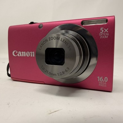 Canon PowerShot A2300 HD 16.0MP Zoom Digital Camera - Pink