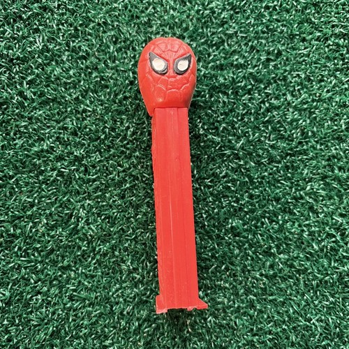 1970's SPIDERMAN Pez Candy Dispenser Original Applied Eyes Vintage Hong Kong