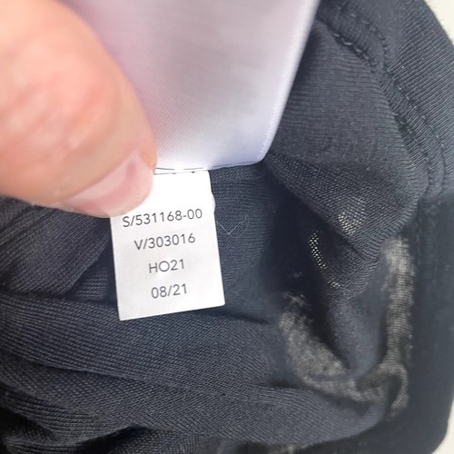 Athleta Della Ruched Sleeveless Tank Dress Athleisure Travel Black Size Medium - Picture 10 of 10
