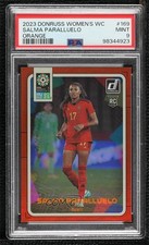 2023 Donruss FIFA Women's World Cup Orange 12/49 Salma Paralluelo PSA 9 0ms6