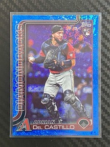 2025 Topps Series 1 Adrian Del Castillo #226 RC Blue Foil  /150 Arizona