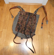 Bundesheer Österreich K4 1966 Erbsentarn Camouflage Tornister Rucksack +Y Riemen